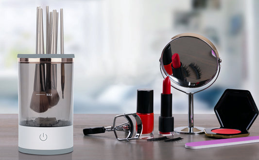Nettoyeur de brosse de maquillage électrique Portable