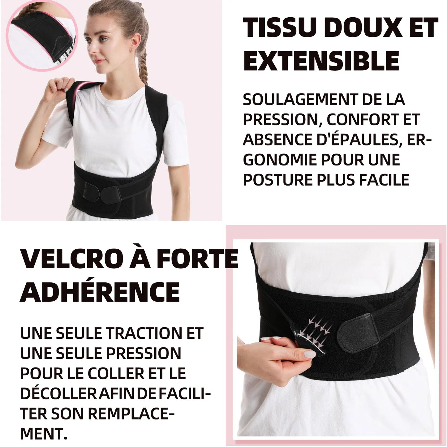 Le Correcteur de Posture Réglable